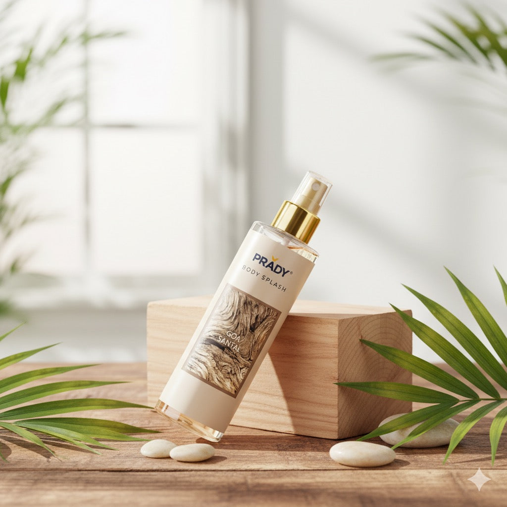 BRUME CORPS ET CHEVEUX - CHAMPAGNE BOIS DE SANTAL - GOA SANTAL - PRADY - 250ML