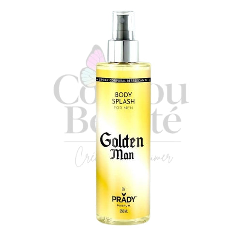 Brume corps et cheveux 250ml – Golden Man – parfum masculin intense et élégant longue tenue