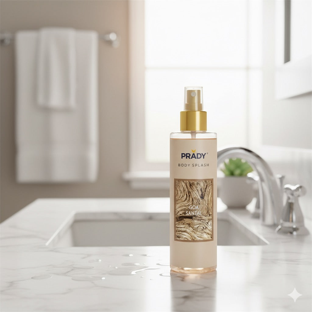 BRUME CORPS ET CHEVEUX - CHAMPAGNE BOIS DE SANTAL - GOA SANTAL - PRADY - 250ML