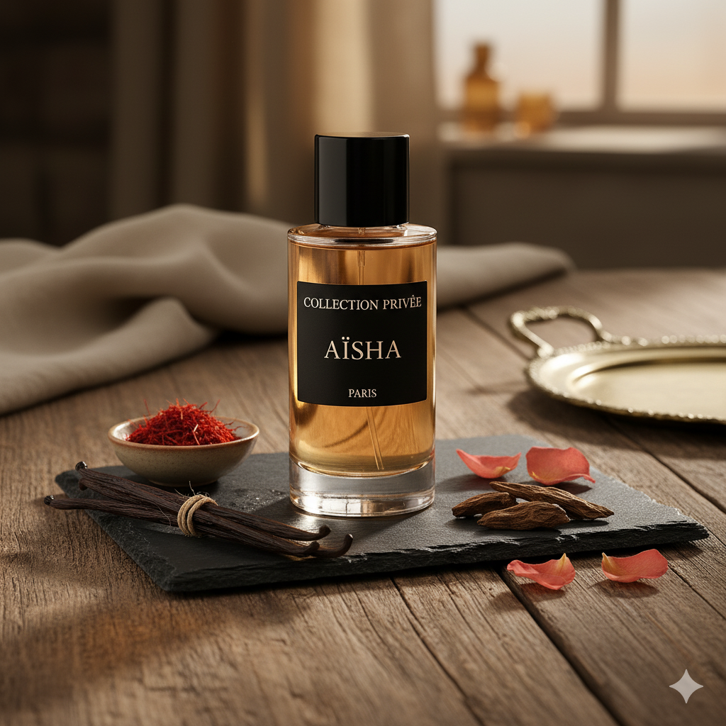 PARFUM AISHA COLLECTION PRIVÉE - EPICES - SAFRAN - 50ML