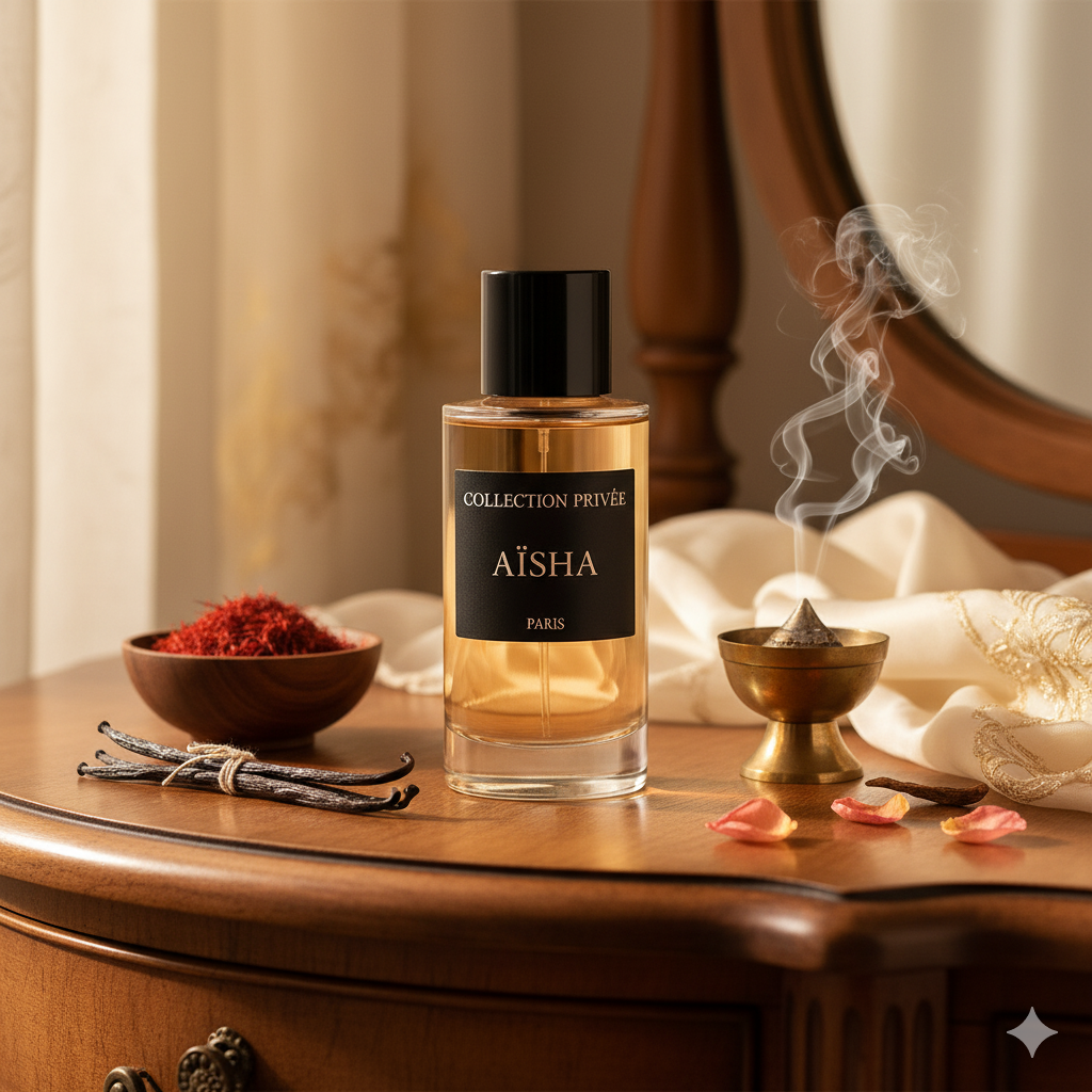 PARFUM AISHA COLLECTION PRIVÉE - EPICES - SAFRAN - 50ML