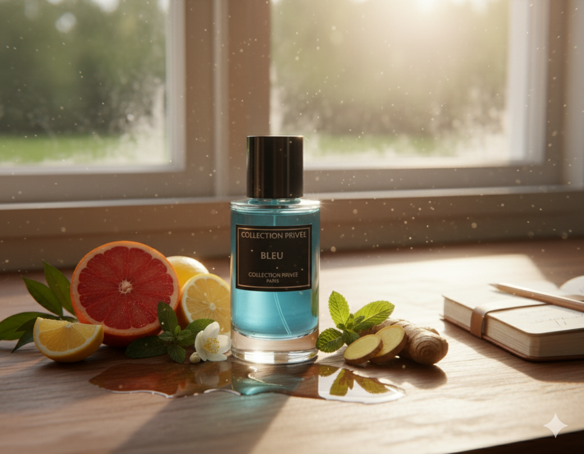 PARFUM BLEU - COLLECTION PRIVÉE - CITRON - MENTHE - 50ML