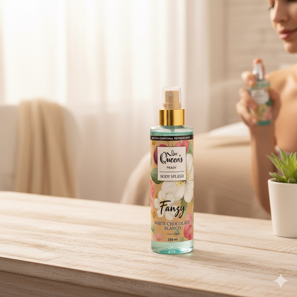 BRUME CORPS ET CHEVEUX - POIRE CASSIS CHOCOLAT BLANC - FANZY - PRADY - 250ML