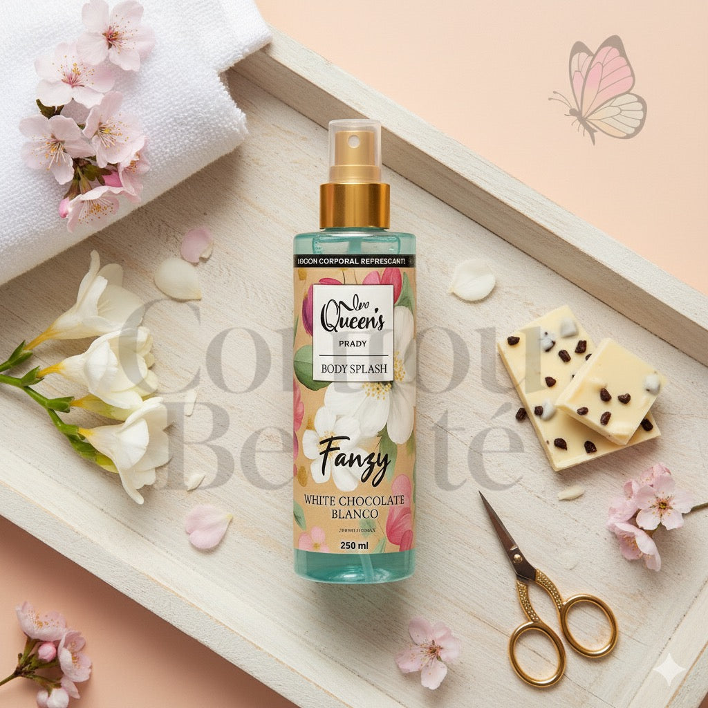BRUME CORPS ET CHEVEUX - POIRE CASSIS CHOCOLAT BLANC - FANZY - PRADY - 250ML