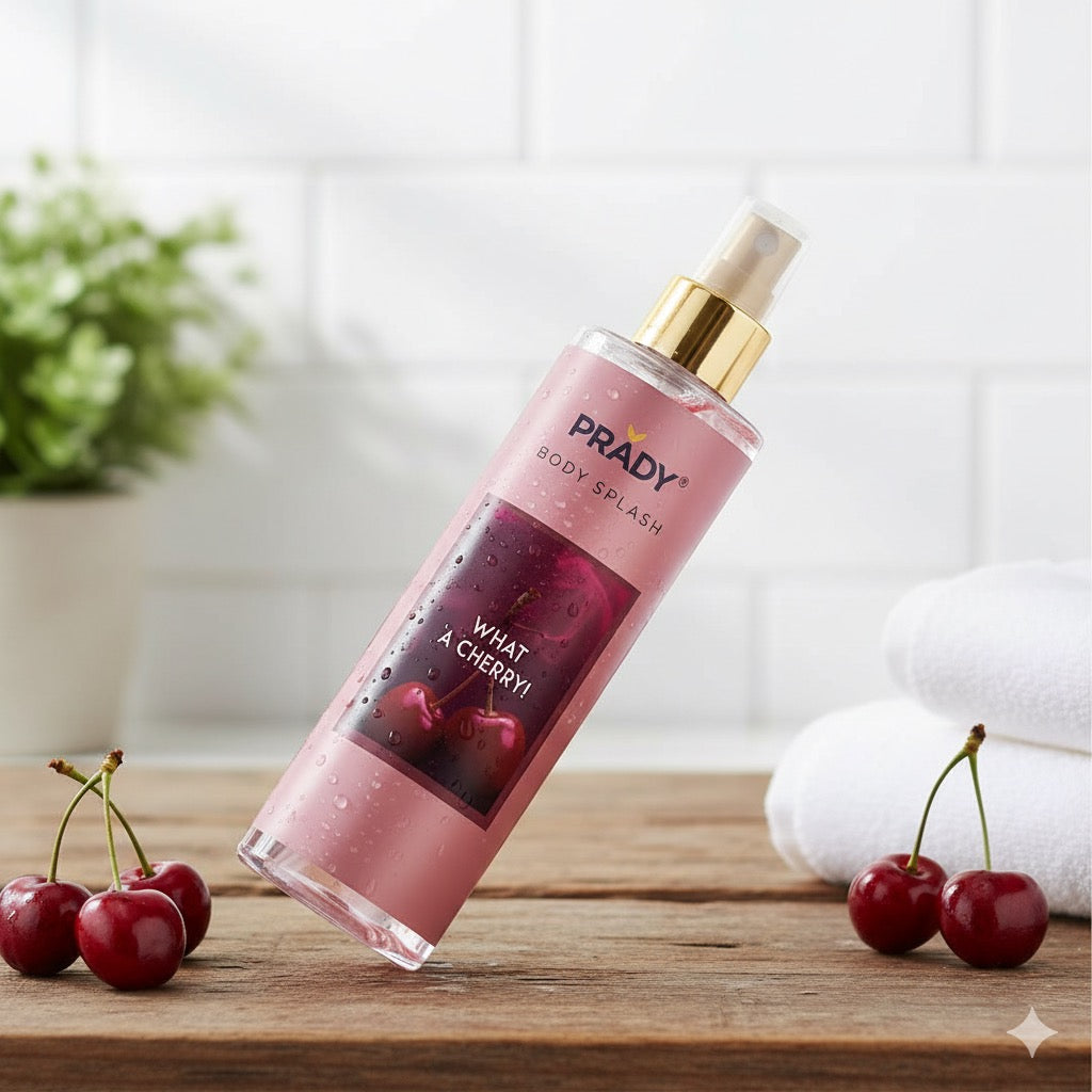 BRUME CORPS ET CHEVEUX - CERISE NOIR GRIOTTE - WHAT A CHERRY - PRADY - 250ML