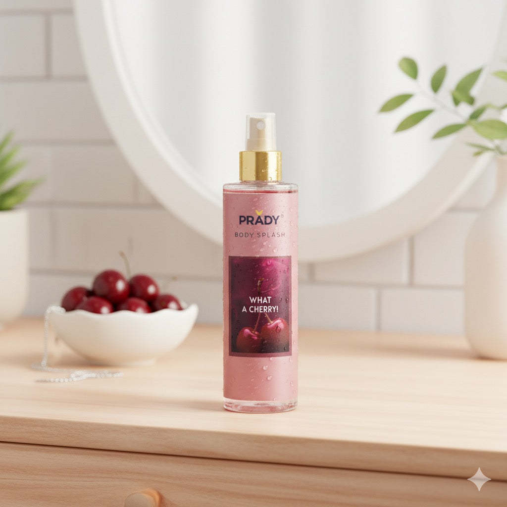 BRUME CORPS ET CHEVEUX - CERISE NOIR GRIOTTE - WHAT A CHERRY - PRADY - 250ML