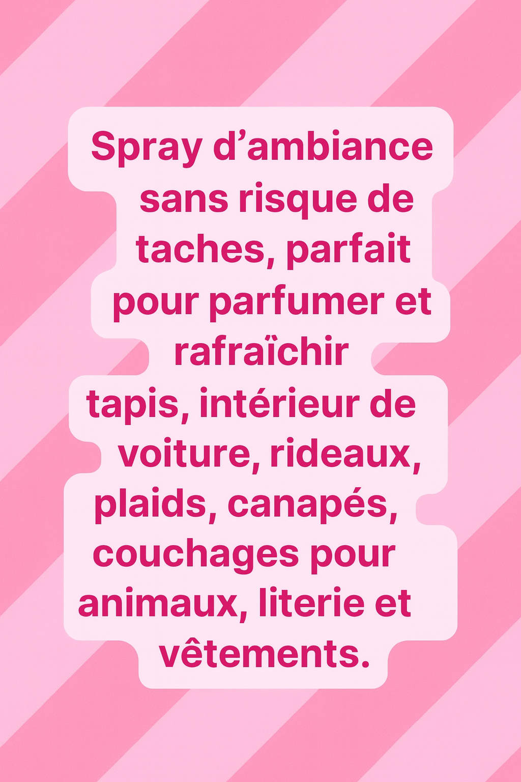 SPRAY D'AMBIANCE - SUCETTE CŒUR - FRAMBOISE FRAISE - PRADY - 220ML