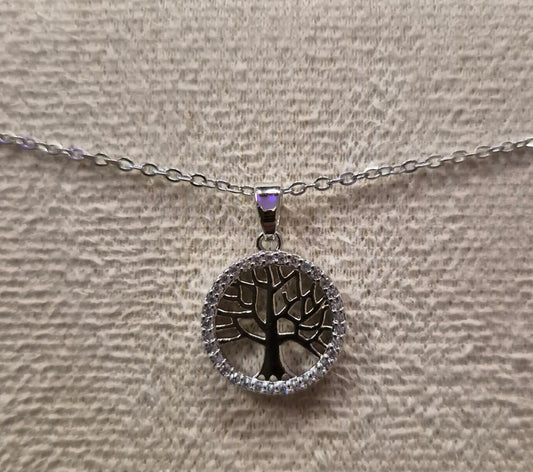 Collier en acier inoxydable Arbre de vie