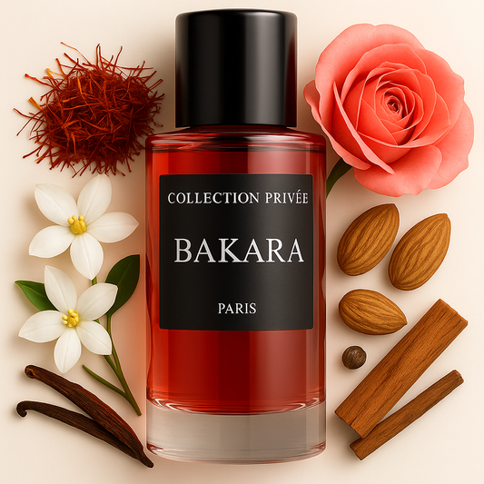 PARFUM BAKARA- COLLECTION PRIVÉE - AMANDE - SAFRAN - 50ML