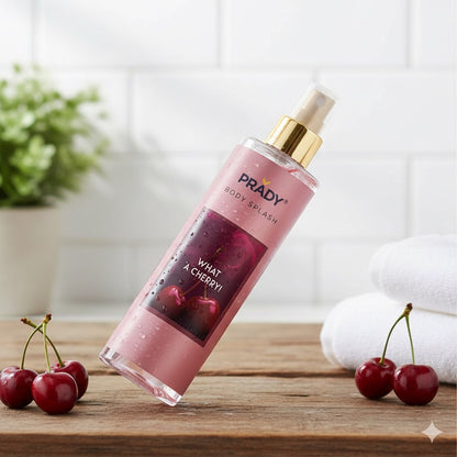 BRUME CORPS ET CHEVEUX - CERISE NOIR GRIOTTE - WHAT A CHERRY - PRADY - 250ML